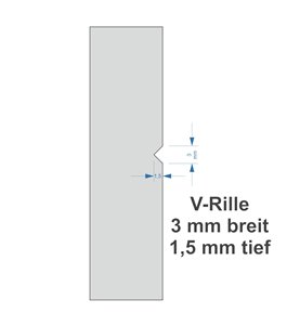 Türblatt LINE 12 Weisslack RAL 9010 - Rundkante