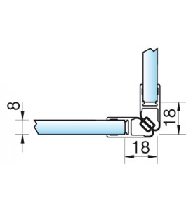 Magnetdichtung 90°