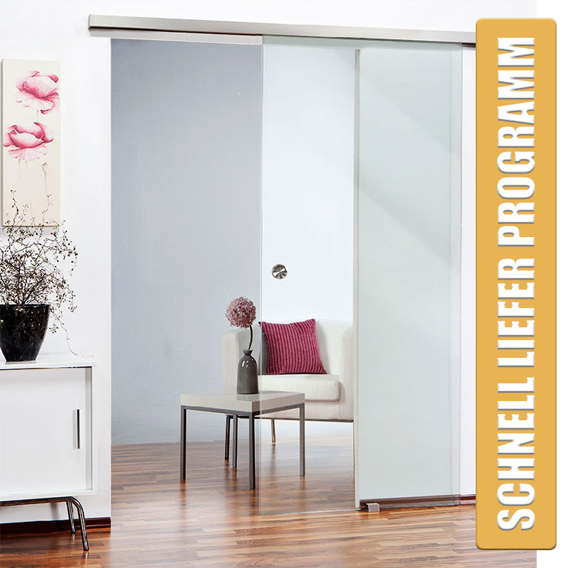 Glasschiebetüren SLIM-LINE Klar Glasschiebetüren SLIM-LINE Klar