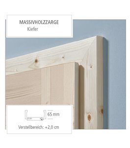 Zarge - Kiefer Roh - Massiv