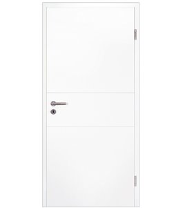 Designtür Weißlack 17/02 F-W