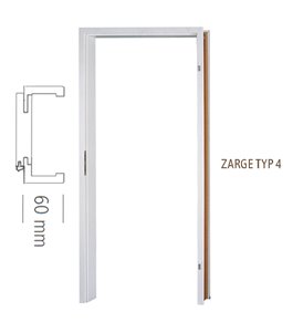 Türzarge CPL - Esche Weiß-43-00