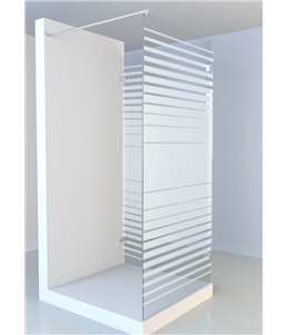 Walk In Dusche 05-Stripes Motiv