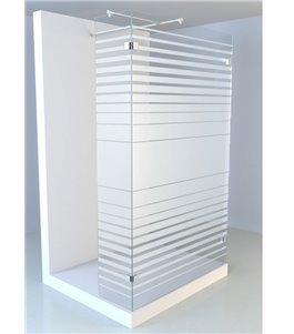 Walk In Dusche 07-Stripes Motiv