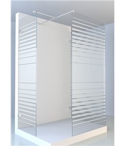 Walk In Dusche 08-Stripes Motiv