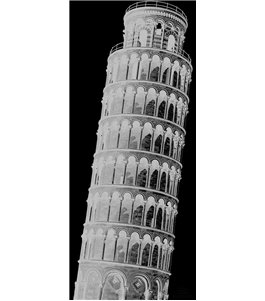 Ganzglastür Pisa Gelasert Auf Klarglas