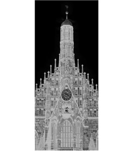 Ganzglastür Frauenkirche Gelasert Auf Grauglas