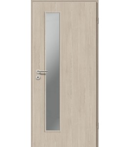 Holztüren - Türblatt CPL - Platineiche mit Lichtausschnitt LA-1D