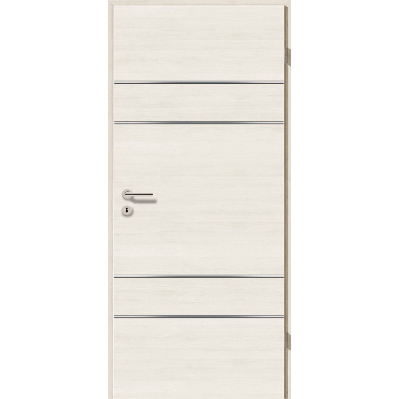 Lisenen-Türen - Pinie Weiß Cross-3504